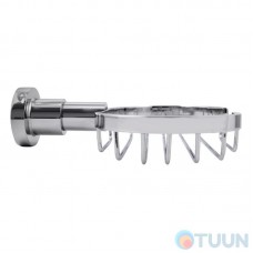 Square mesh soap dish, chrome AR-5356