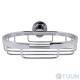 Square mesh soap dish, chrome AR-5356