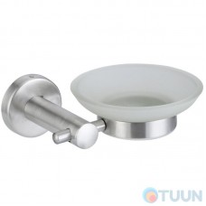 Arino City soap dish, matte chrome