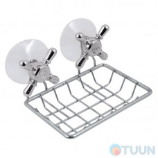 Arino Ventil soap dish, steel, chrome