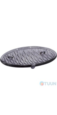 Arino Waves Gray Soap Dish