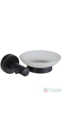 Arino City soap dish, matte black