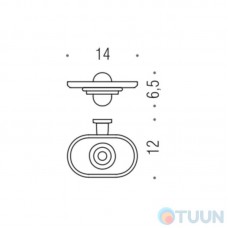 Colombo B2201 Bart chrome soap dish