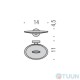 Colombo W4901 PlusHanging soap dish chrome