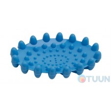 Oval star silicone soap dish blue Arino