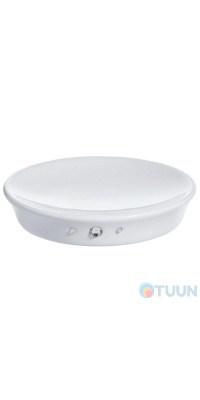 Trento Diamant Soap dish white