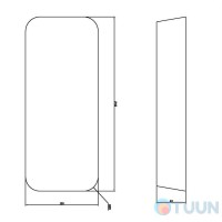 Підставка під аксессуари блакитна Trento Aquaform