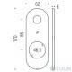 Plinth Blindate PB02 Polished Brass