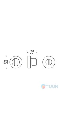 Накладка Colombo CD 49 BZG вж6 мат.нікель Taipan, Madi, Libra, Pegaso, Mixa