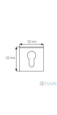 Tupai 4049 5SQ-96 cl chrome matt