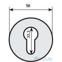 Накладка CD 63 G B кл пол.. латунь Eco plus