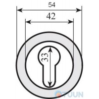 Накладка RY 25 кофе мат кл Veronica, Erica