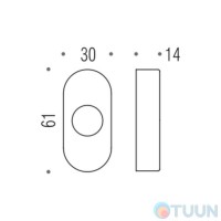 Накладка под ручку СD73 RS мат.золото