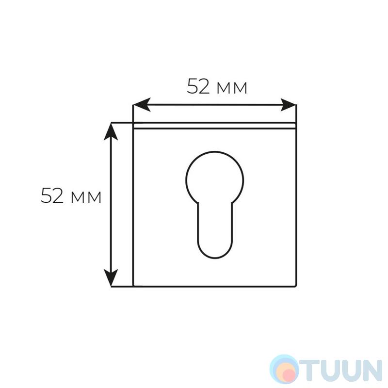 Накладка Tupai 4049 5SQ-153 кл чорний