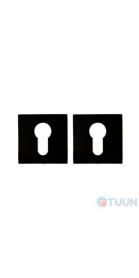 Buonelle Q B-NO cylinder door trim matte black 6 mm
