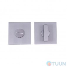 Comit WC cover, brushed, matte chrome, novelty A, Tucano A (6mm socket)