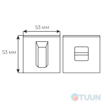Накладка Tupai 801-142 уже никель