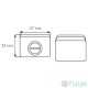 Накладка M&T WC Minimal TIN - B (000641) титан/коричневый матовый