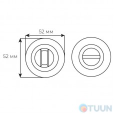 Comit CMWC-59 R cover, matte ant brass