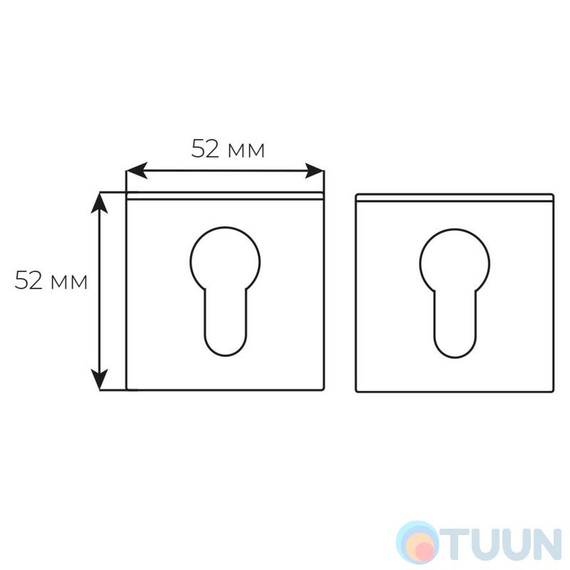 НакладкаTupai 1999 кл 6mm титан