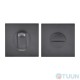Comit WC cover mat black see Novelty A, Tucano A (6mm rosette)
