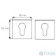 Comit RY cover brushed nickel class Garda A (size 6mm)