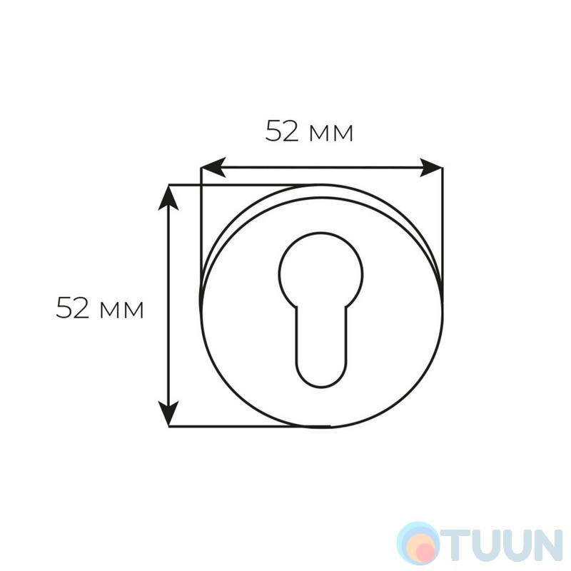 Накладка Tupai 4046 R 5S-142 кл нікель