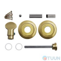 Fimet 231C F10 floor brass/matt brass overlay