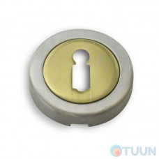 Fimet 2031K F95 slot cover, polished brass / matte chrome