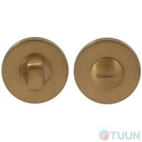 Olivari "V" matte brass overlay