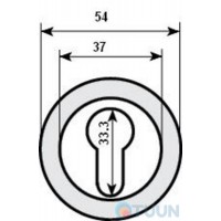 Накладка RY-59 пол. латунь кл Bravo, Aura RDA