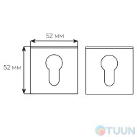 НакладкаTupai 1999 кл 6mm никель