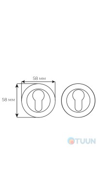 Накладка кл Fimet 250F F01 пол латунь
