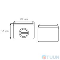 Накладка M&T Minimal TIN-К чёрный WC