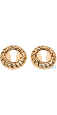 Fadex d60mm round gold 24k/brown key