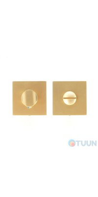 Buonelle Q B-02 WC door trim, matte gold 6 mm