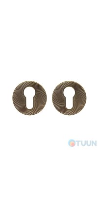 Buonelle R Olimpia B-43 antique bronze 6 mm overlay
