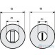 Накладка CD 69 BZG G уже мат. хром Eco plus