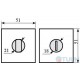 Pad WC-49 matt chrome for Soft, Kubic, Tecno, Mielle, Matrix, Tetrix RDA