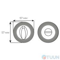 Накладка уже Fimet 269 F05 мат хром