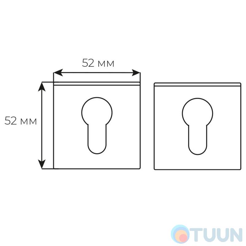 Comit RY chrome trim class Novelty A, Tucano A (size 6mm)