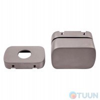 Door cover for WC M&T Minimal2.0 148312 TIN-C matt chrome