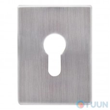 Декоративная накладка Protect под цилиндр 60X80mm WSC хром матовый брошенный