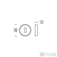 Накладка Colombo CD 33 BB прор мат.никель Tacta