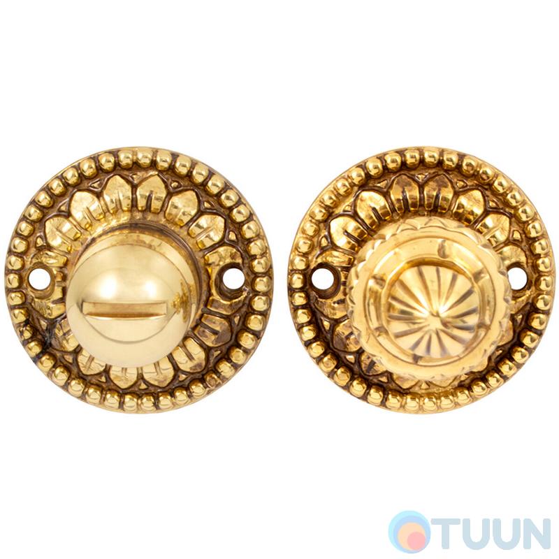 Colombo KIM19 BZG cover plate Impero varnished polished brass
