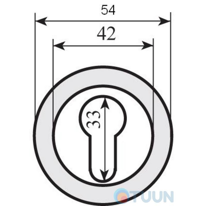 Inlay RY 25 half brass kl Linda