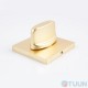 Turning device for the Protect latch 52*52 matte gold