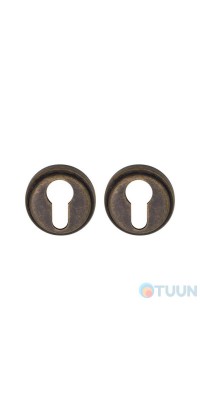 Antique Collection RJ48 W9 ET antique bronze cover plate