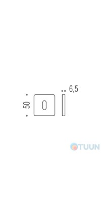 Накладка Colombo BT 13 BB прор мат хром Esprit, Fedra