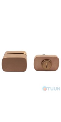 Дверная накладка под WC M&T Minimal2.0 148411 TIN-B титан/коричневый матовый